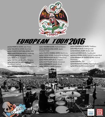 Molotov darán una decena de conciertos en España este verano Molotov darán una decena de conciertos en España este verano