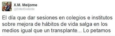 Un trasplante salva una vida ¿y la prevención? https://twitter.com/EnferEvidente/status/738970917779427329