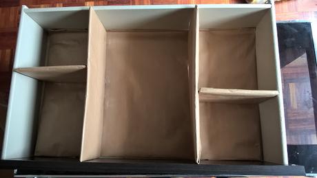 CÓMO HACER UNOS SEPARADORES DE CAJÓN CON CARTÓN CÓMO HACER UNOS SEPARADORES DE CAJÓN CON CARTÓN