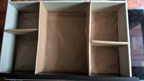 CÓMO HACER UNOS SEPARADORES DE CAJÓN CON CARTÓN CÓMO HACER UNOS SEPARADORES DE CAJÓN CON CARTÓN