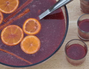 Receta de Ponche especiado para fiestas ponche