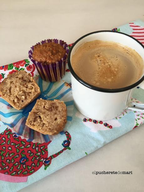MAGDALENAS DE AVENA, NUECES Y MIEL MAGDALENAS DE AVENA, NUECES Y MIEL