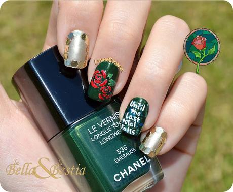 Nail Art - La Bella y la Bestia - ELYT Nail Art - La Bella y la Bestia - ELYT