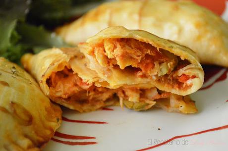 Empanadillas rápidas de bonito al horno Empanadillas rápidas de bonito al horno