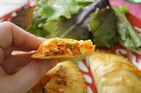 Empanadillas rápidas de bonito al horno Empanadillas rápidas de bonito al horno