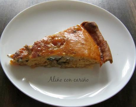 QUICHE DE SARDINILLAS Y TOMATES CHERRY QUICHE DE SARDINILLAS Y TOMATES CHERRY