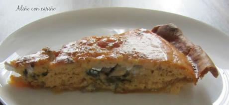QUICHE DE SARDINILLAS Y TOMATES CHERRY QUICHE DE SARDINILLAS Y TOMATES CHERRY