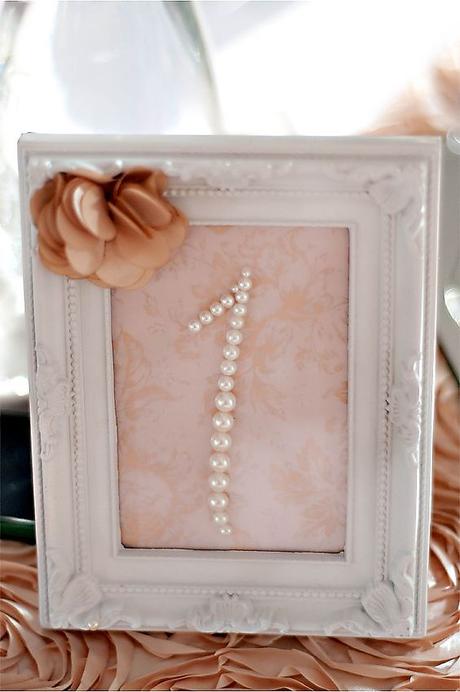 Deco llena de amor: algunos detalles artesanos para tener en tu boda Numeros de mesa