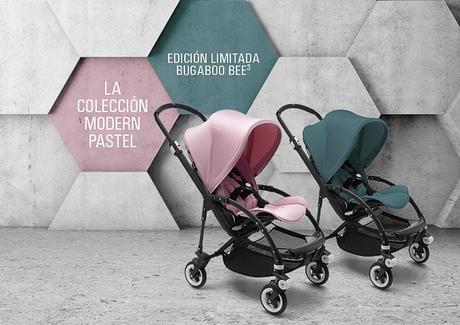 Bugaboo Bee³ en rosa pastel y azul petróleo