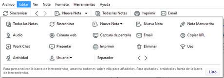 Evernote y ergonomía. Personaliza tu aplicación 1