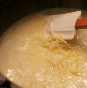 Receta de Fondue de queso con verduras al vapor fondue