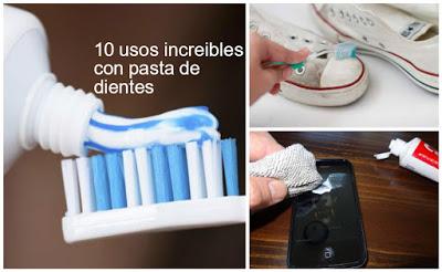 10 Usos increibles que le podemos dar a la pasta de dientes