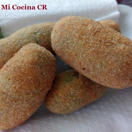 CROQUETAS DE ESPINACAS (o CROQUETAS TRES 14)