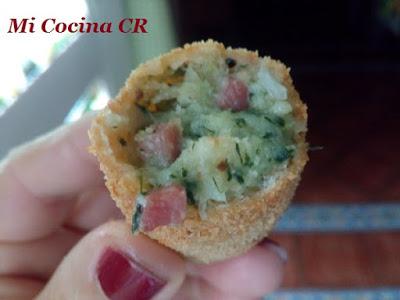 CROQUETAS DE ESPINACAS (o CROQUETAS TRES 14)