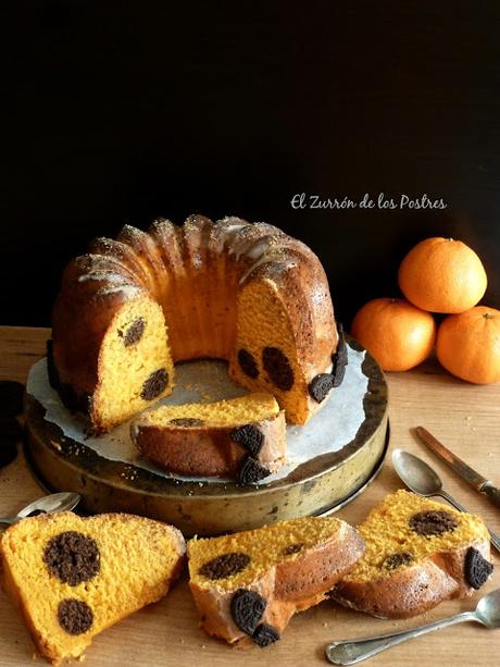 Bundt Cake de Naranja con Cake pops de Oreo