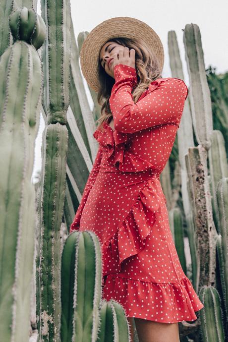 Realisation_Par_Dress-Star_Print-Red_Dress-Outfit-Catonier-Hat-Lack_Of_Color-Black_Sandals_Topshop-Barcelona-Collage_Vintage-Mossen_Gardens-38