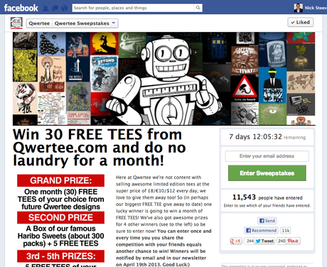 10 increíbles ejemplos de concursos de marca bien logrados en Facebook 10 increíbles ejemplos de concursos de marca bien logrados en Facebook