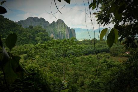 ruta en moto por Vang Vieng