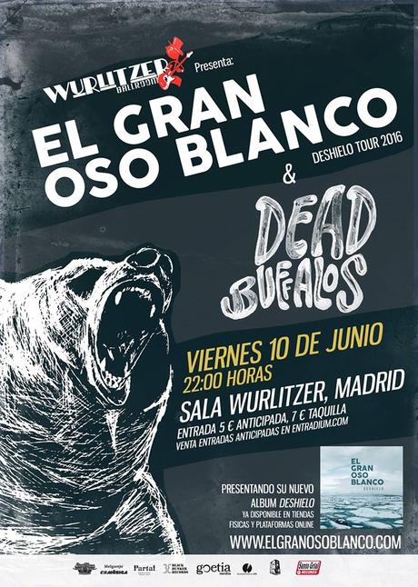 El gran oso blanco nos presenta Deshielo en directo El gran oso blanco nos presenta Deshielo en directo