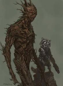 Marvel Animation prepara cortos del Hombre Hormiga, Mapache Cohete y Groot Diseño conceptual para Guardianes de la Galaxia