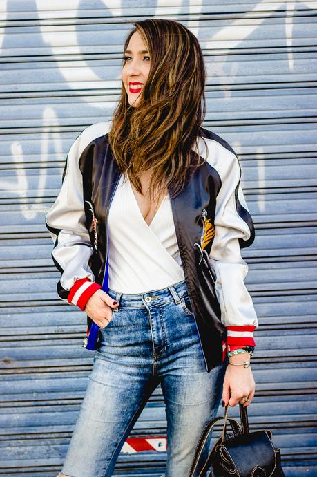 Olivia Palermo TopShop Bomber Olivia Palermo TopShop Bomber