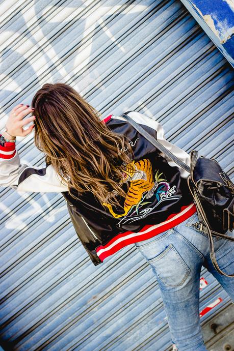 Olivia Palermo TopShop Bomber Olivia Palermo TopShop Bomber