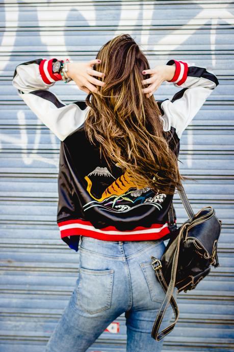 Olivia Palermo TopShop Bomber Olivia Palermo TopShop Bomber
