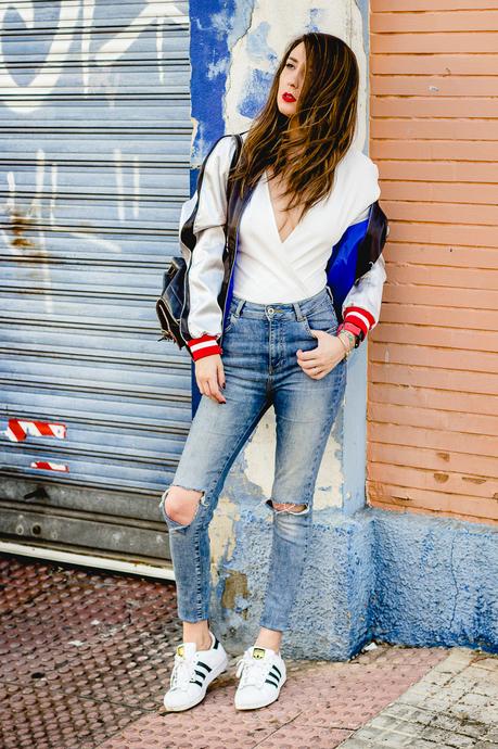 Olivia Palermo TopShop Bomber Olivia Palermo TopShop Bomber