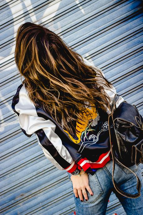 Olivia Palermo TopShop Bomber Olivia Palermo TopShop Bomber