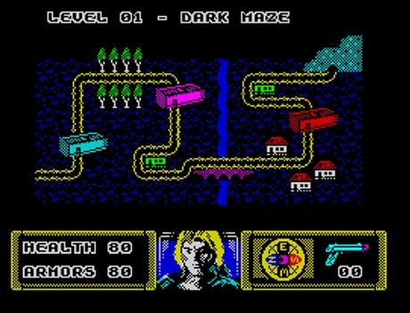 ‘The Dark’: Un FPS de calidad para ZX Spectrum The Dark_1