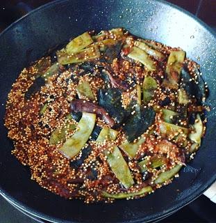 Quinoa con judías verdes, mar y montaña