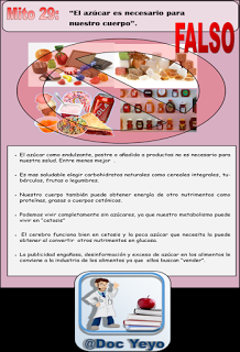 MITO 29: “EL AZÚCAR ES NECESARIA PARA NUESTRO CUERPO” MITO 29: “EL AZÚCAR ES NECESARIA PARA NUESTRO CUERPO”