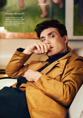 Esquire, Cilian Murphy, Catherine Hayward, Tomo Brejc, Suits and Shirts, Magazine, luxury, spring 2016, menswear, Lanvin, Private White VC, Giorgio Armani, Sandro,