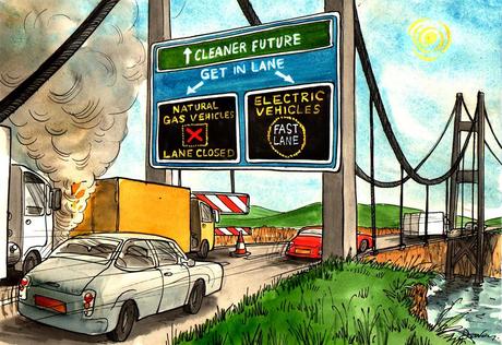 Se acusa tanto a Shell como a VW de intentar bloquear la venta de autos eléctricos, mientras justifican el impulso del biocombustible 13266135_10154802906772388_5992482438736838838_n