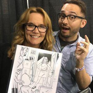 La actriz Lea Thompson vuelve a Howard el Pato 30 años después Lea Thompson en Howard the Duck Nº 8