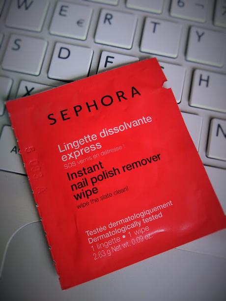 INSTANT NAIL POLISH REMOVER WIPE DE SEPHORA. INSTANT NAIL POLISH REMOVER WIPE DE SEPHORA.