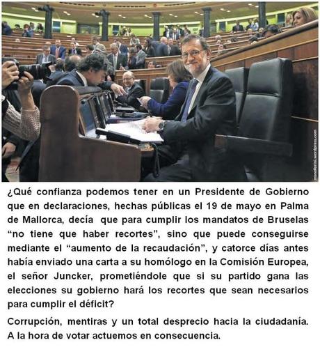 Estrategias y mentiras Corrupción, mentiras y un total desprecio hacia la ciudadanía