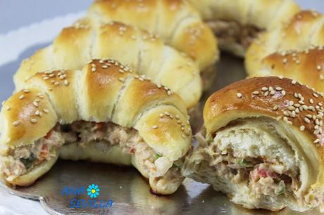 Croisanes salados de Bocadelia Croisanes salados de Bocadelia