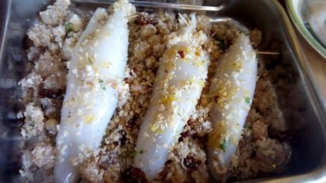 Calamares rellenos de tomates secos – Calamari ripieni di pomodori secchi calamarestomateseco3