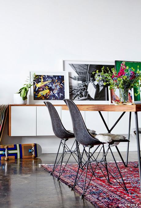 El loft cálido y personal de una estilista de moda El loft cálido y personal de una estilista de moda