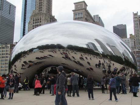 El Parque Millennium en Chicago. USA