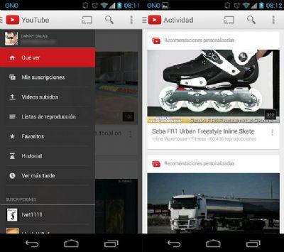 Actualización de YouTube con nueva barra de navegación, interfaz y mejores búsquedas Actualización de YouTube con nueva barra de navegación, interfaz y mejores búsquedas