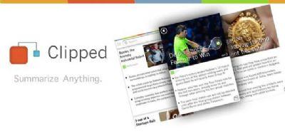 Clipped, el competidor de Flipboard es capaz de resumir los textos que leemos Clipped, el competidor de Flipboard es capaz de resumir los textos que leemos