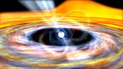 Donde termina el disco de acreción de una estrella de neutrones