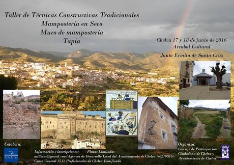 TALLER DE TÉCNICAS CONSTRUCTIVAS TRADICIONALES (CHELVA-VALENCIA)