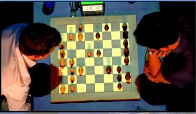 Magnus Carlsen en el París Grand Chess Tour (5ª ronda a 25’ + 10”)