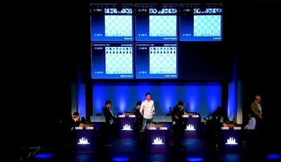Magnus Carlsen en el París Grand Chess Tour (3ª ronda a 25’ + 10”)
