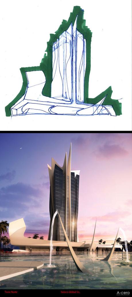 A-cero Projects EL CROQUIS COMO MATERIALIZACIÓN DE UNA IDEA. SELECCIÓN DE BOCETOS E IMÁGENES