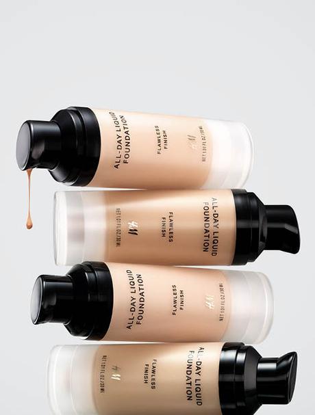 Probando All-Day Liquid Foundation de H&M Beauty h&m all day liquid foundation
