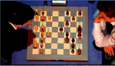 Magnus Carlsen en el París Grand Chess Tour (8ª ronda a 25’ + 10”)